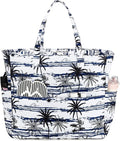 LEDAOU Large Beach Tote Bag Women Waterproof Sandproof Zipper Beach Tote Bag by LEDAOU
