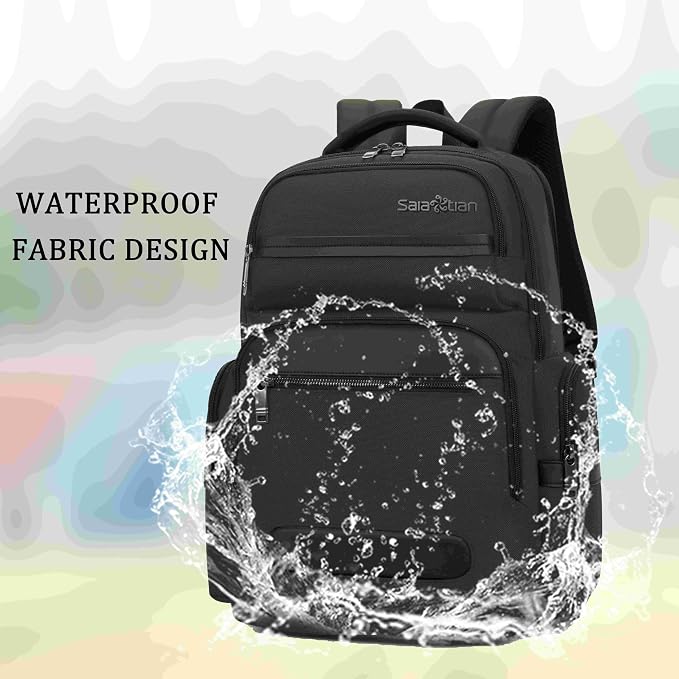 Men's Multilayer Backpack Business Casual Large Capacity Multifunctional Laptop - Image 7
