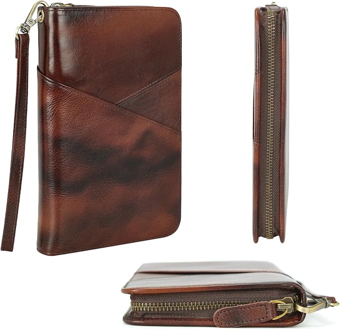 Polare Full Grain Leather Passport Holder - Image 9