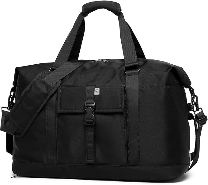 SUNNY BIRD Duffel with Utility Pouch, 40L Weekender Overnight Bag with Shoe by SUNNYBIRD