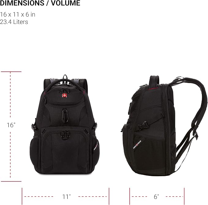 SwissGear Mini 1900 Scansmart Slim Version Laptop Backpack - Image 6