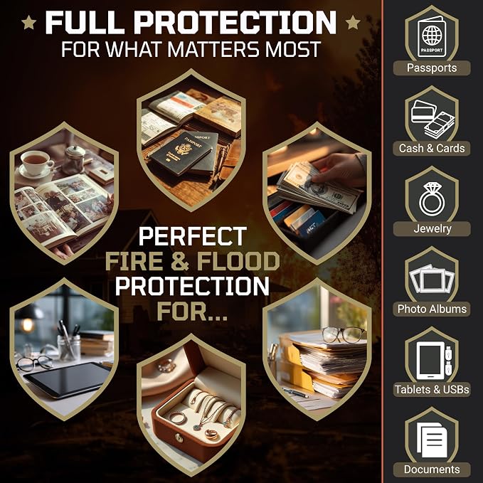 FIRESHIELD PRO Fireproof Document Box - Image 3