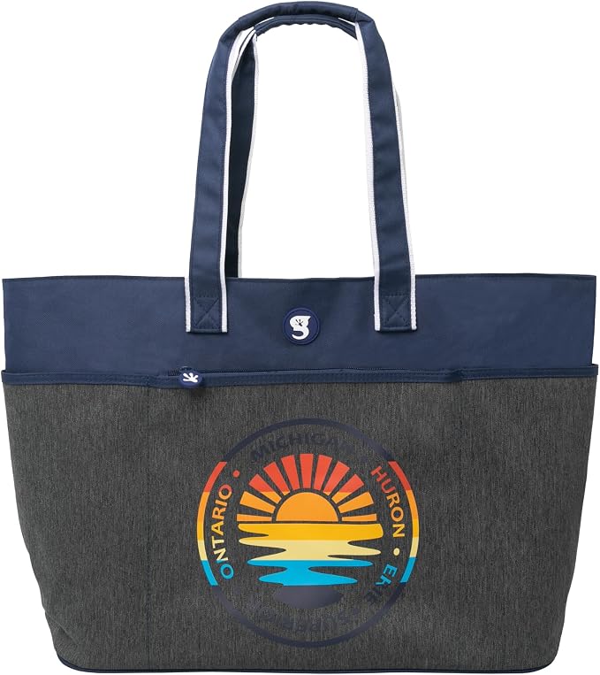 geckobrands Oversized Beach Tote – Large and Stylish Beach Bag by geckobrands