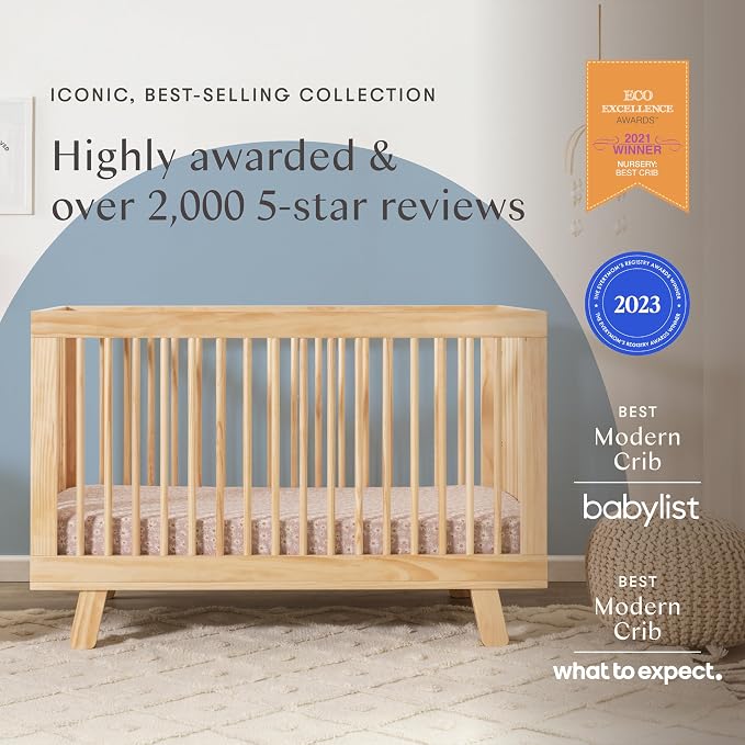 babyletto Hudson 3-in-1 Convertible Baby Crib - Image 4
