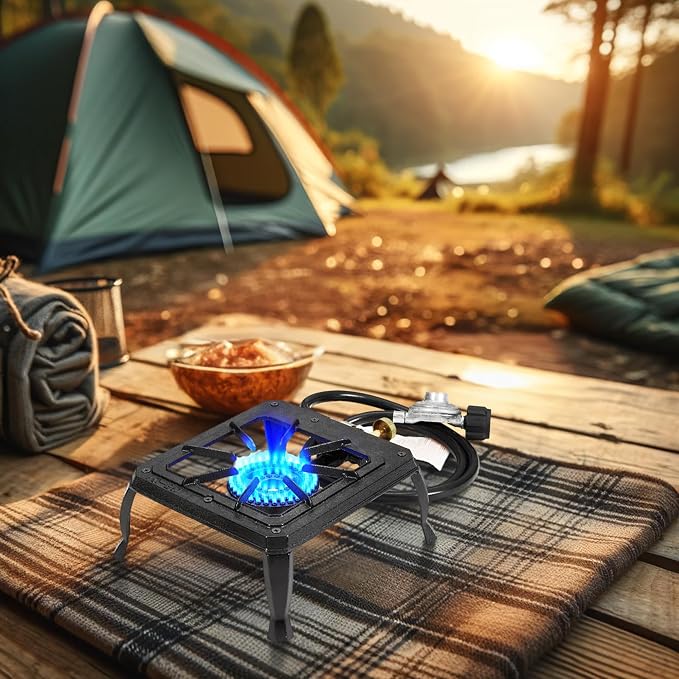 Vivicreate Single burner cast iron flame camping stove, include CSA listed - Image 5