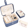 2 Layer Portable Jewelry Box, Large Jewelry Travel Case by Unknown