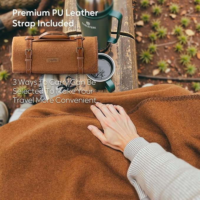 100% Wool Blanket, Military Wool Blanket, Sporting Events, Survival Kits - Image 4