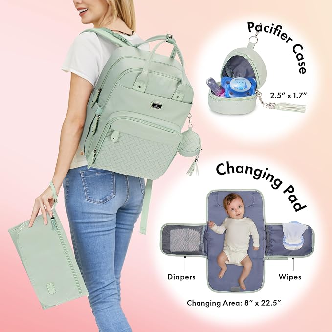 Dikaslon Diaper Bag Backpack - Image 2