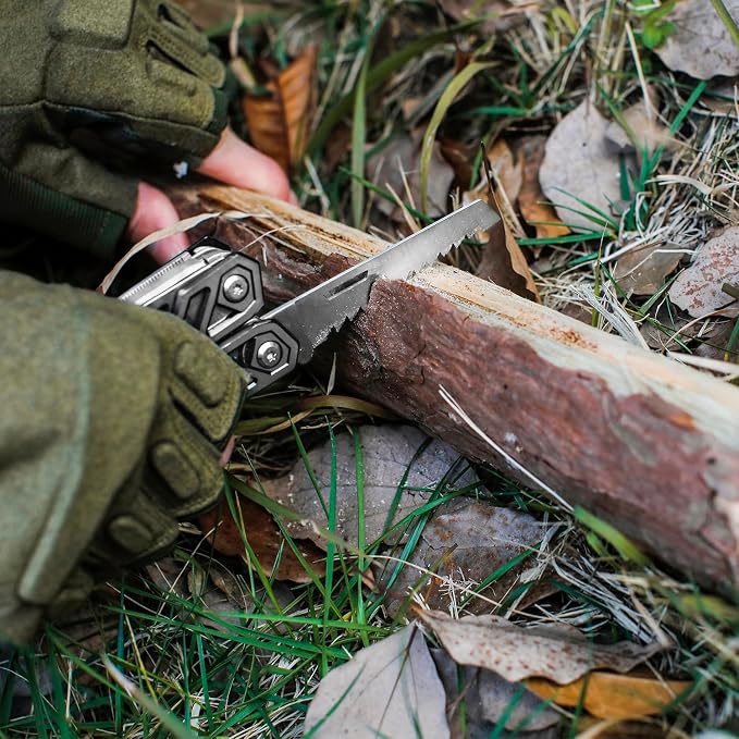 MOSSY OAK Multitool, 21-in-1 Stainless Steel Pocket Knife - Image 9