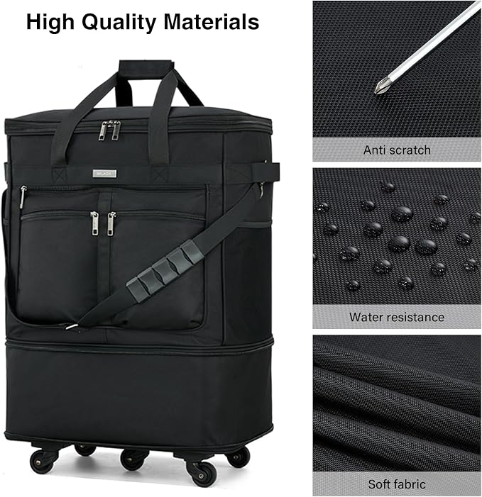MILADA Expandable Luggage Bags for Travel Foldable Suitcase - Image 7