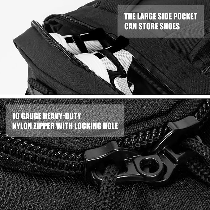 Large Duffle Bag, Gym Bags For Men Weekend Bag For Women Travel Backpack Carry - Image 4