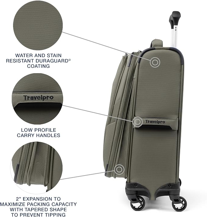 Travelpro Maxlite 5 Softside Expandable Carry on Luggage - Image 4