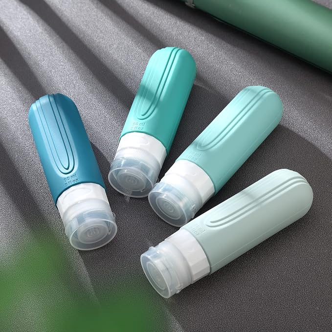 Travel Bottles for Toiletries, Tsa Approved 3oz Travel Size Containers BPA Free - Image 9
