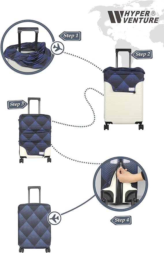 HYPER VENTURE Washable Luggage Cover - Image 6