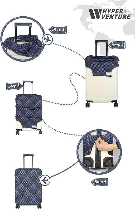 HYPER VENTURE Washable Luggage Cover - Image 6