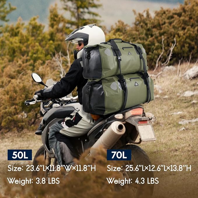 Haimont Waterproof Duffel Bag Roll-top Dry Duffel Bag - Image 5