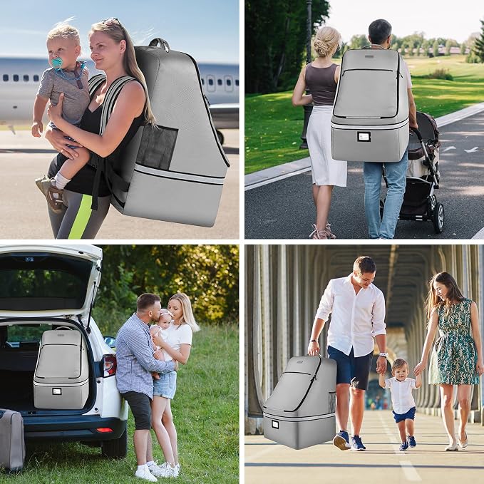 Car Seat Travel Bag, Padded Car Seats Backpack - Image 6