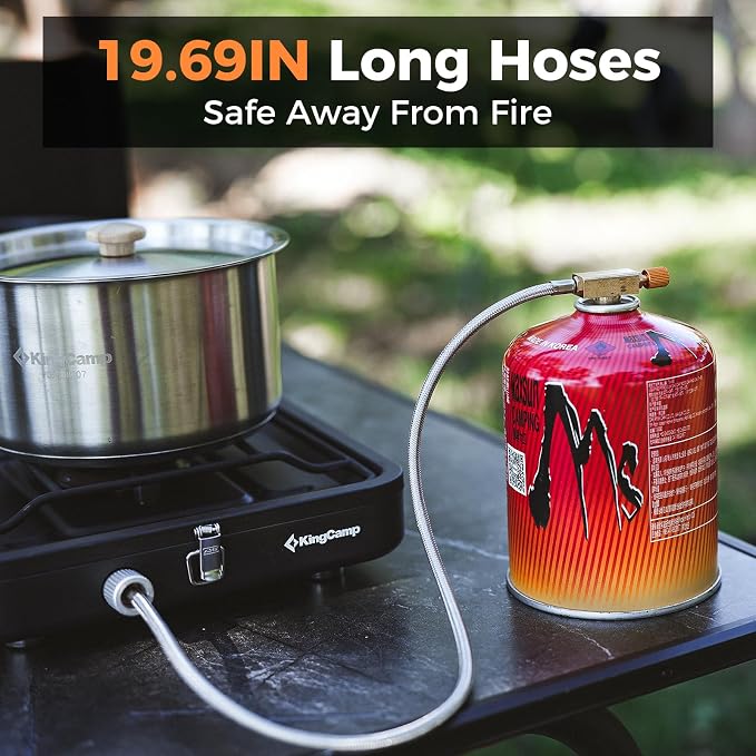 KingCamp 2 Burner Camping Stove，Portable Folding Stove - Image 6