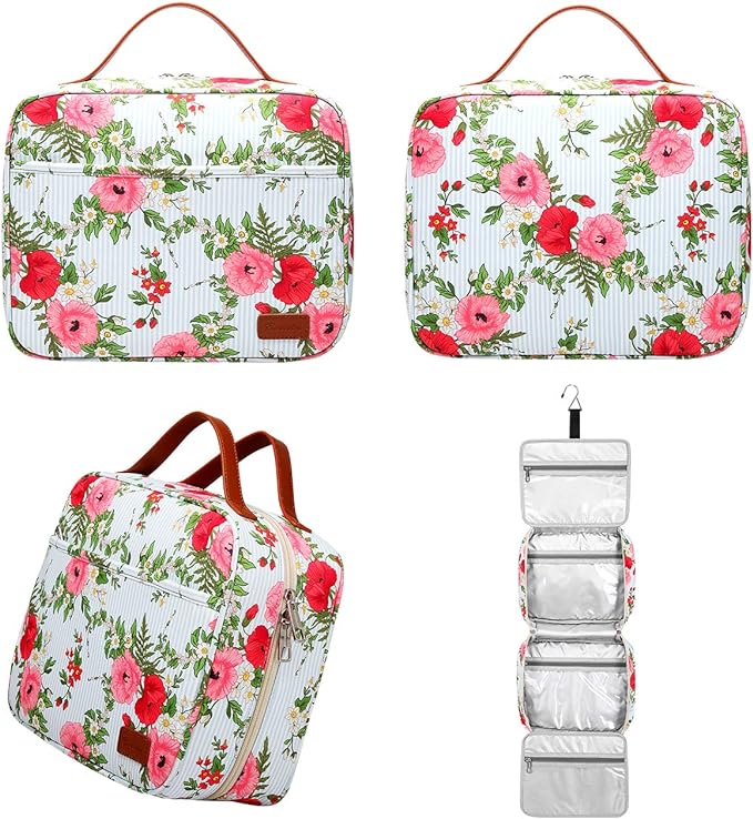 Hanging Travel Toiletry Bag, Large Capacity Cosmetic Travel Toiletry Organizer - Image 5