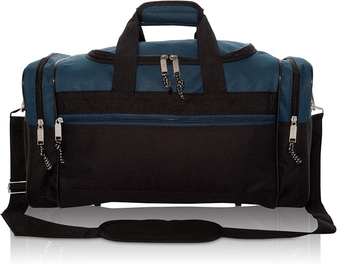 DALIX 17" Blank Duffle Bag Duffel Bag Travel Size Sports Durable Gym Bag - Image 2