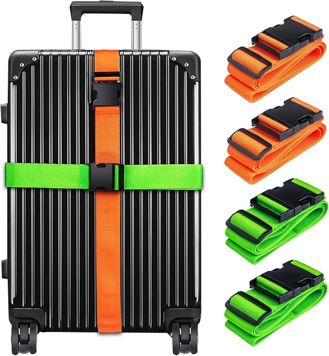 Luggage Straps for Suitcases TSA Approved, Travel Belt Suitcase Belt, Suitcase by collwait