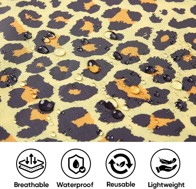 PTEROMY Hooded Rain Poncho for Adult - Image 5