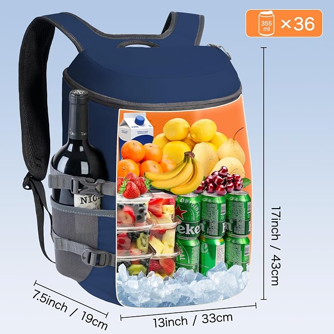 N NEVO RHINO Backpack Coolers Insulated Leak Proof 36/54 Cans, Portable - Image 8