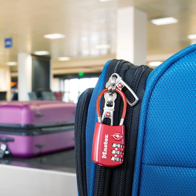 Master Lock 4688D Set Your Own Combination TSA Approved Luggage Lock, 1 Pack - Image 2