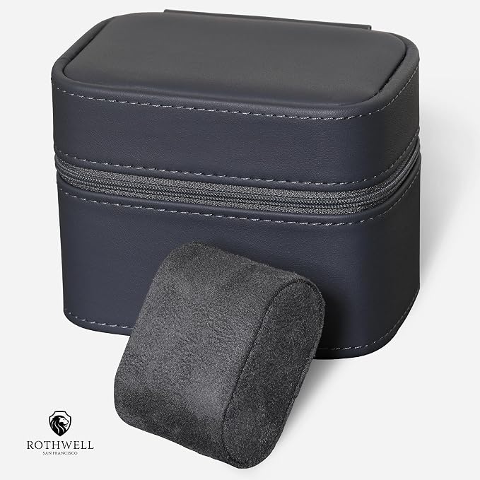 ROTHWELL 2 Watch Travel Case Storage Organizer - Image 6