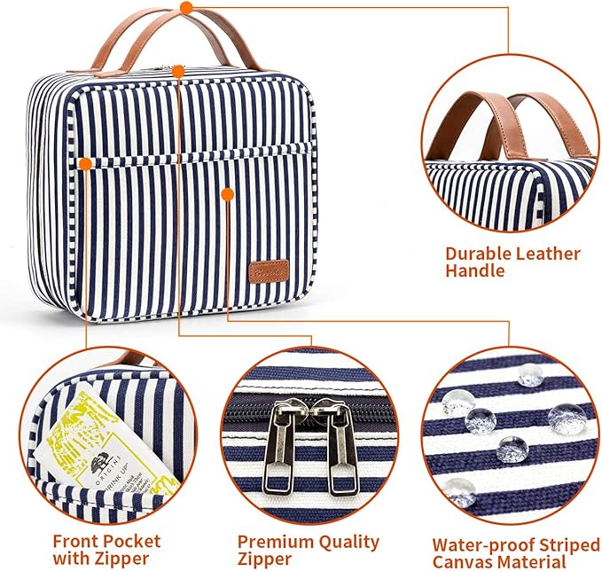 Hanging Travel Toiletry Bag, Large Capacity Cosmetic Travel Toiletry Organizer - Image 5