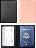2 Pack Passport covers and Vaccine Card Holder Arouselove PU Leather Passport by Unknown