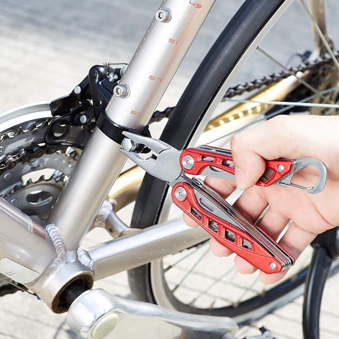 Amazon Basics 8-in-1 Stainless Steel Multitool Safety Lock - Image 7