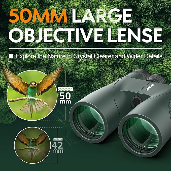 occer 12x50 Bird Watching Binoculars - Image 2