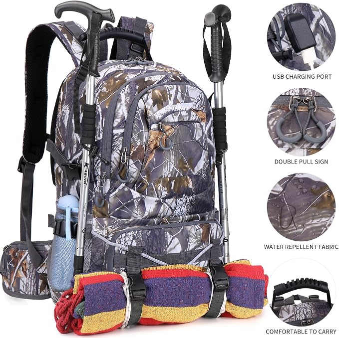 Nerlion 40L Hiking Backpack Travel Backpack - Image 2