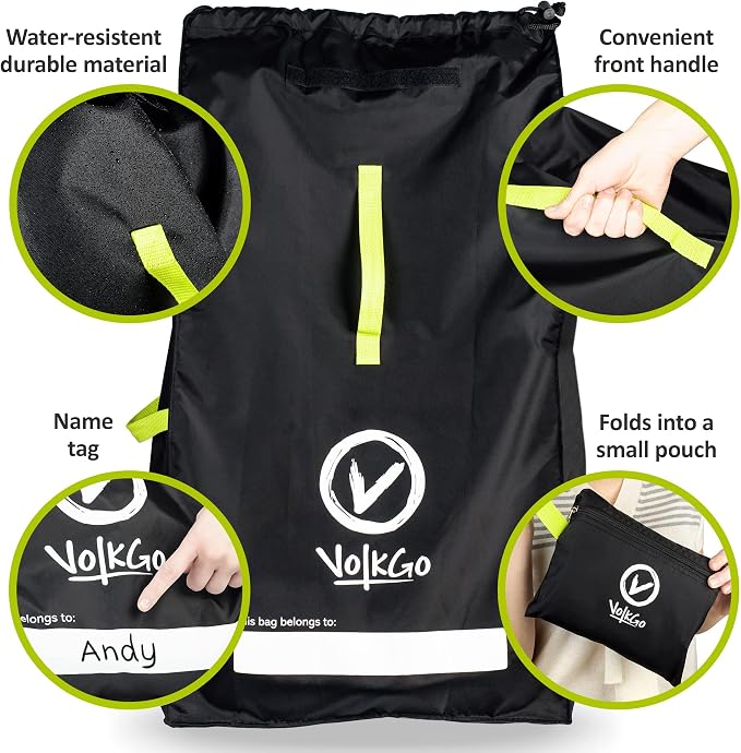 V VOLKGO Car Seat Travel Bag For Airplane - Image 7