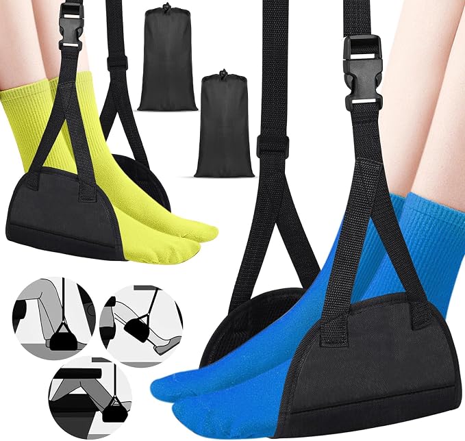 Airplane Footrest Hammock, Foot Hammock - Image 8