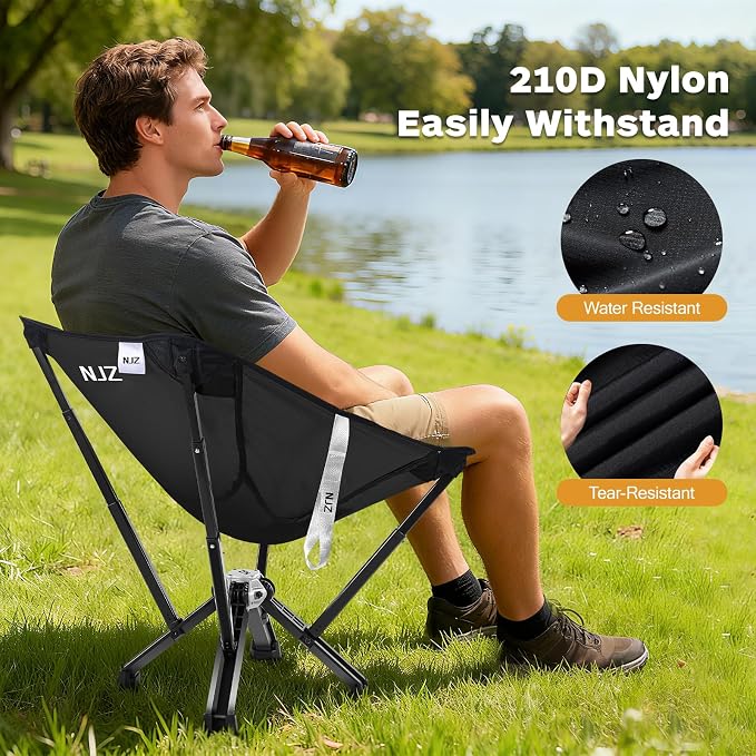 Compact Camping Chair, Portable Comfortable Camping Chair - Image 4