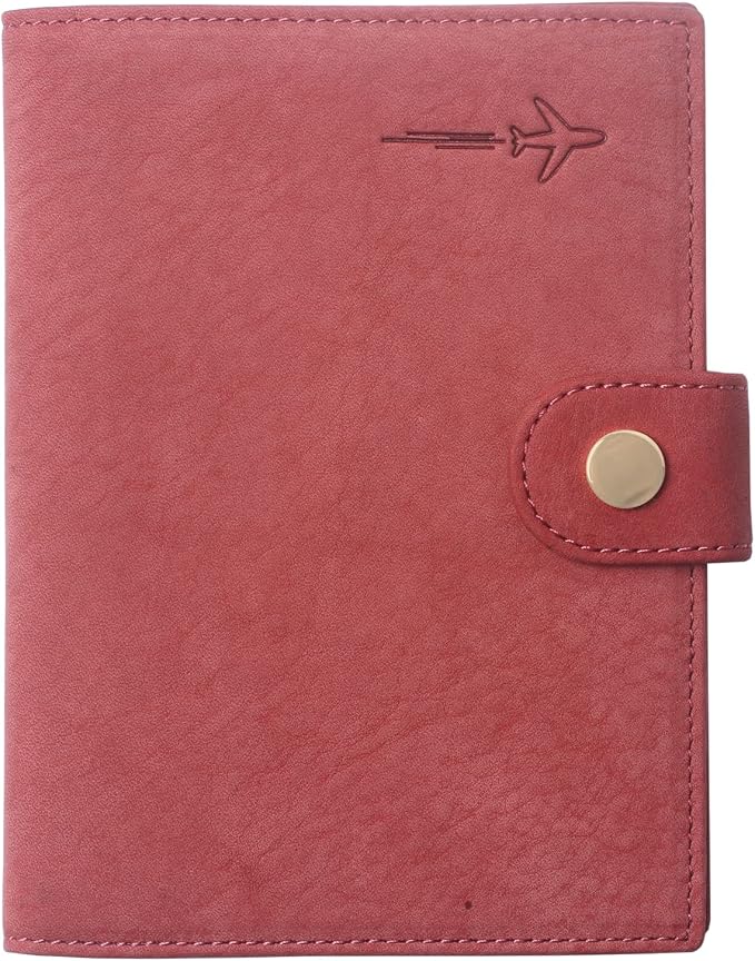 Genuine Leather Passport Case, RFID Passport Cover by Borgasets