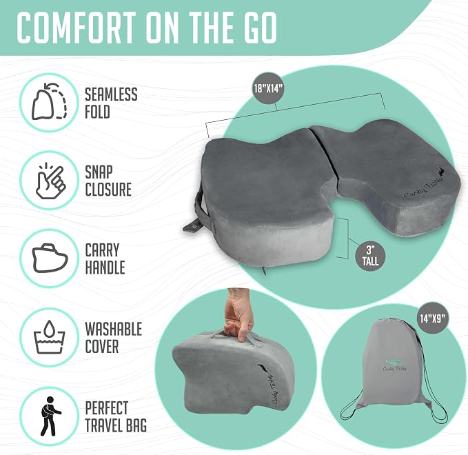 Premium Foldable Travel Seat Cushion - Image 4
