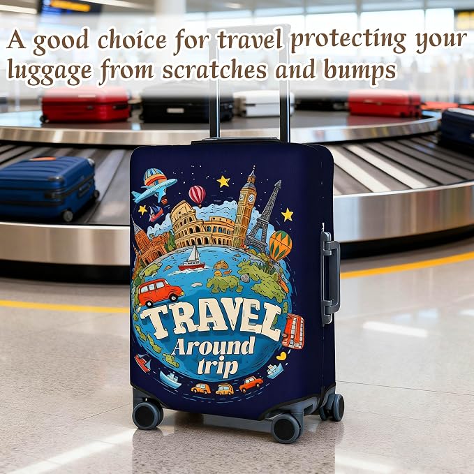 Luggage Cover, Travel Suitcase Covers, Elastic Suitcase Protective Cover - Image 3