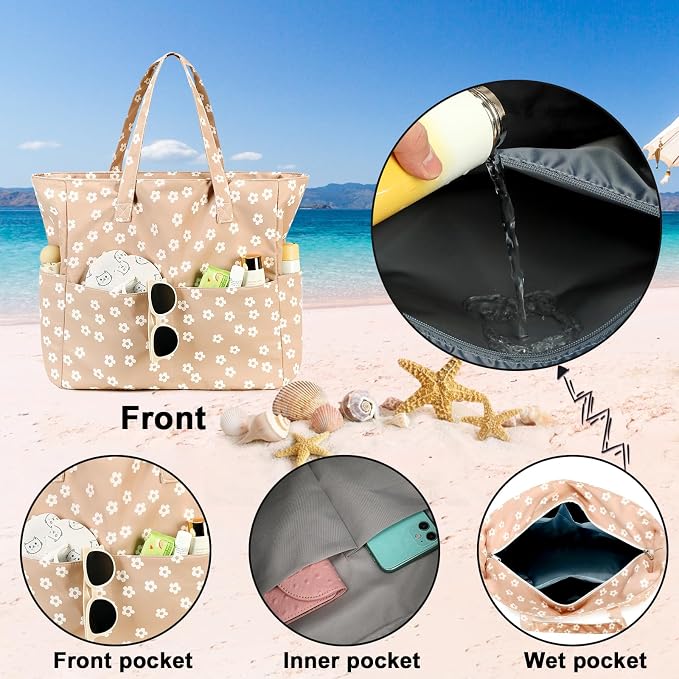 Waterproof Beach Tote Pool Bags - Image 6