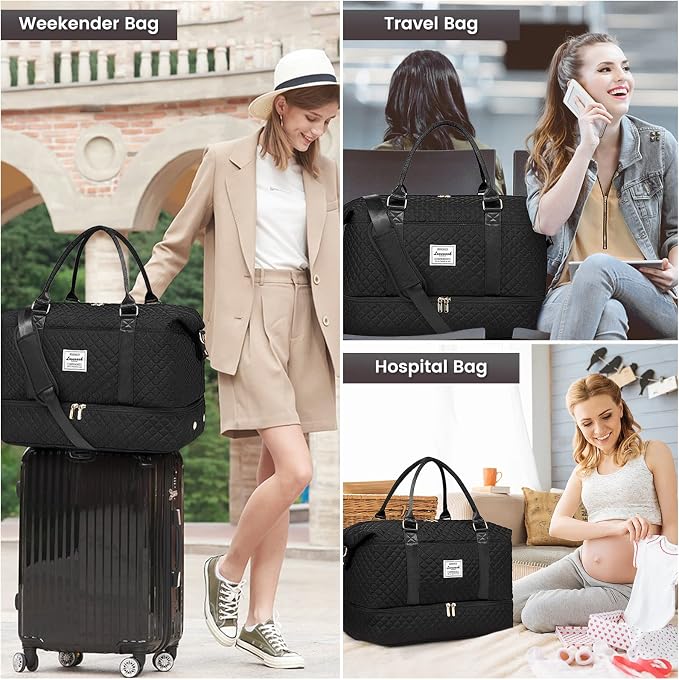 LOVEVOOK Travel Duffle Bag, Weekender Bags - Image 6
