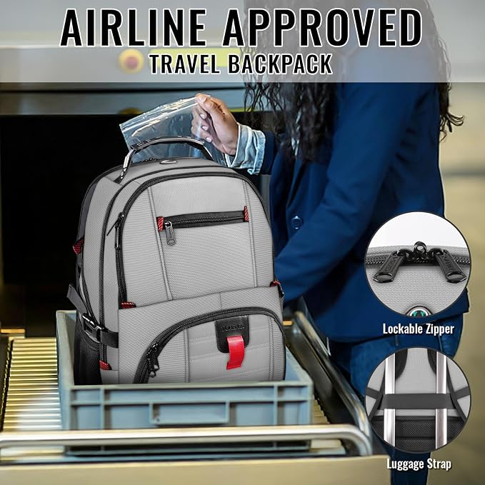 YOREPEK Travel Backpack, Extra Large 50L Laptop Backpacks - Image 5