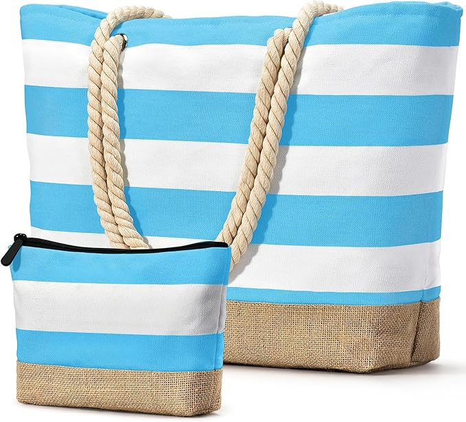Becokan Beach Bag Initial Beach Tote by BecokanBeachBagSpecialist