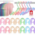 36 Pcs Travel Hangers Portable Foldable Travel Hanger Organizer, Plastic Cruise by Besslly