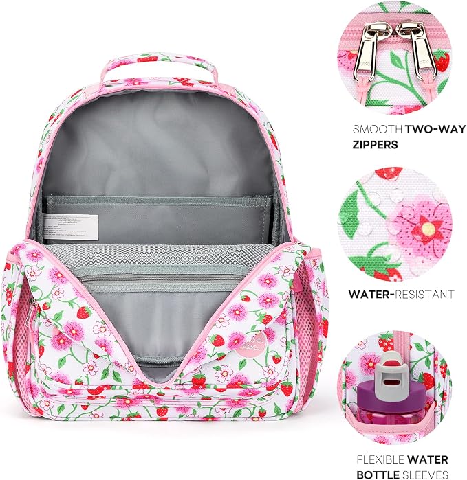 mibasies Girls Backpack 5-8: Lightweight Kids Backpacks - Image 3