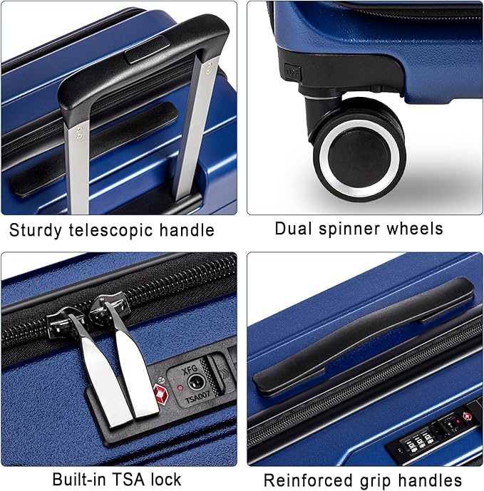 Luggage Sets 3 Piece, ABS Lightweight 20in/24in/28in Luggage, Expandable Carry - Image 5
