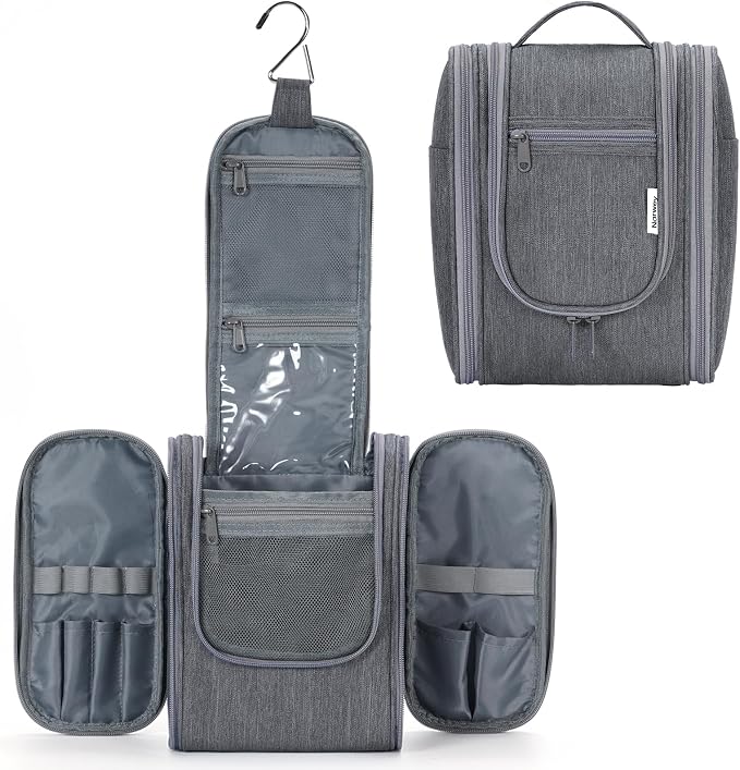 Narwey Small Hanging Toiletry Bag Women Travel Makeup Bag Organizer Toiletries by Narwey