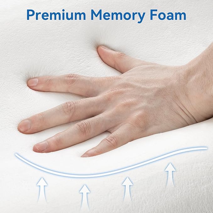 AM AEROMAX Queen Size Soft Contour Memory Foam Pillow, Cervical Pillow - Image 6