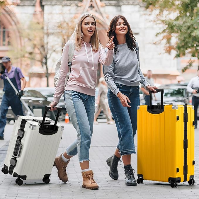 Krute Large Luggage 28 inch Zipperles Suitcase - Image 9